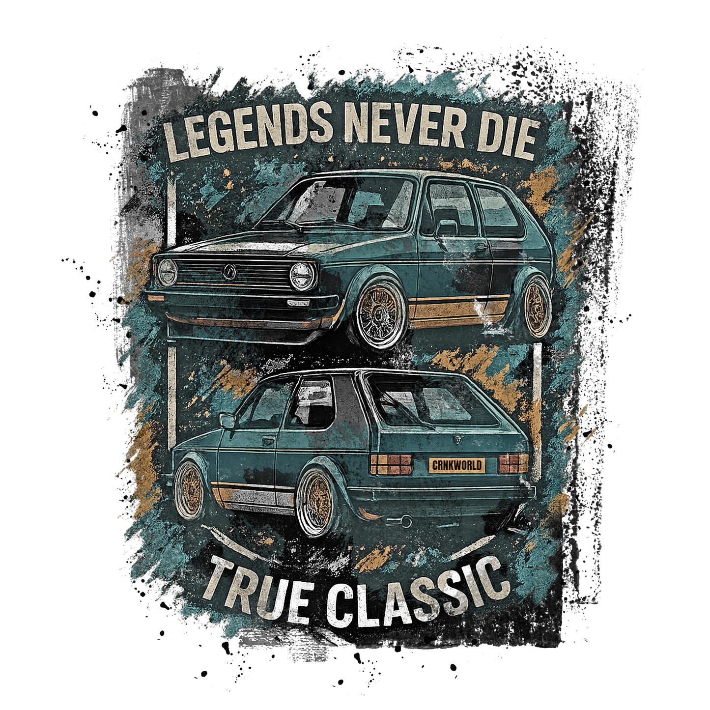 "Oldschool MK1 Kult-Shirt – Legends Never Die"