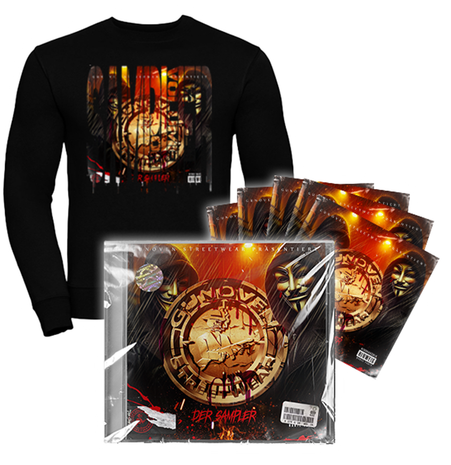 Gunoven Sampler Bundle – Limitierte CD + Streetwear (200 St.)